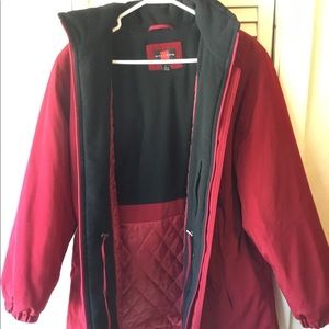 Gallery Women’s Red lined winter coat